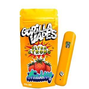 Vaper CBD 75% Strawberry 1ml Gorilla Grillz